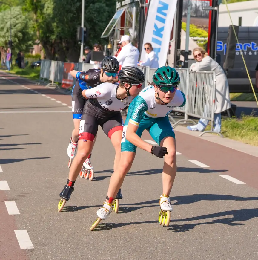 Sofia Schilder in de kopgroep, Marathon Cup Poederoijen, 17 mei 2025