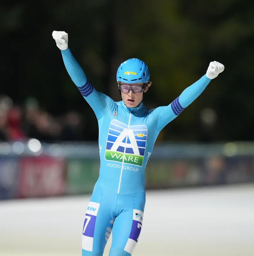 Chris de Velde wint bij de beloften in Amsterdam