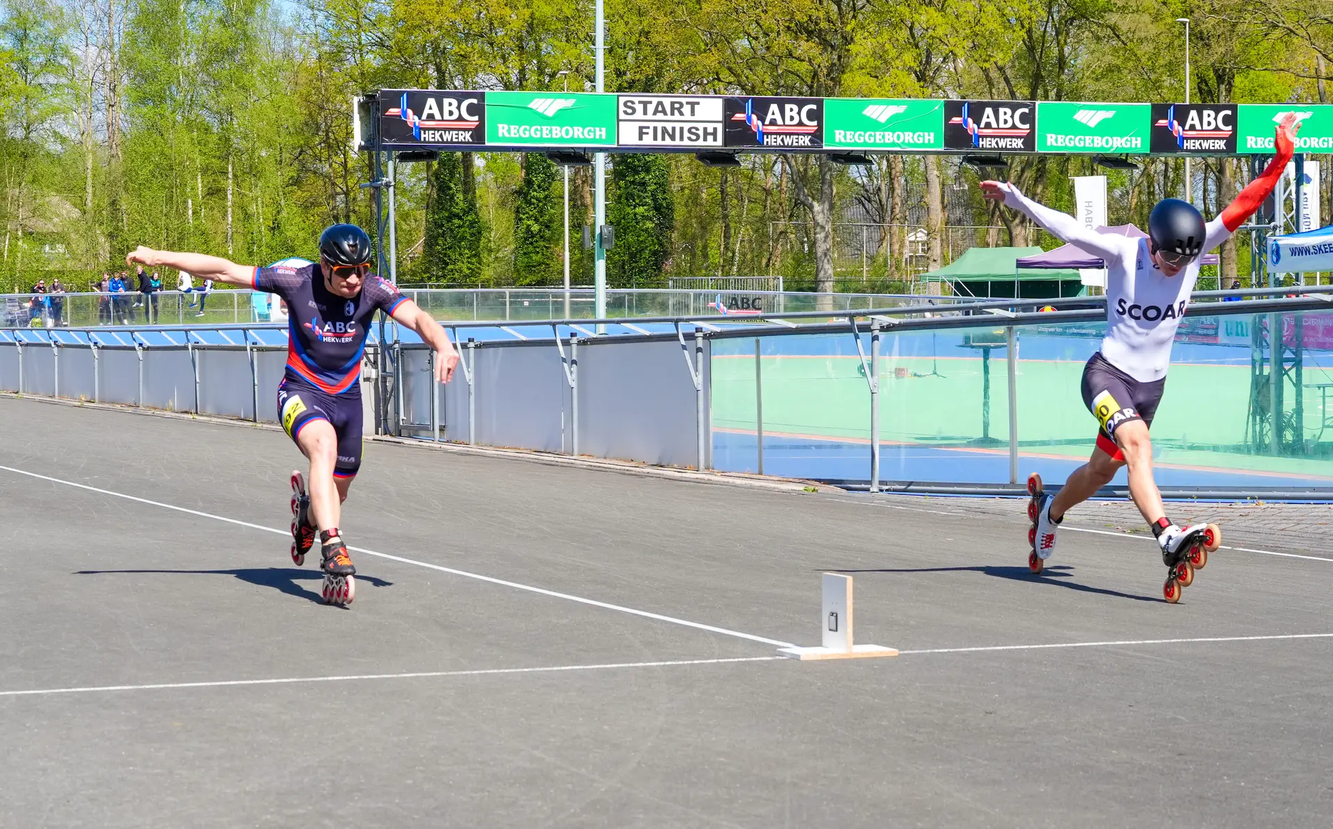 Teun Schouten , baanwedstrijd Heerde, 19 april 2025