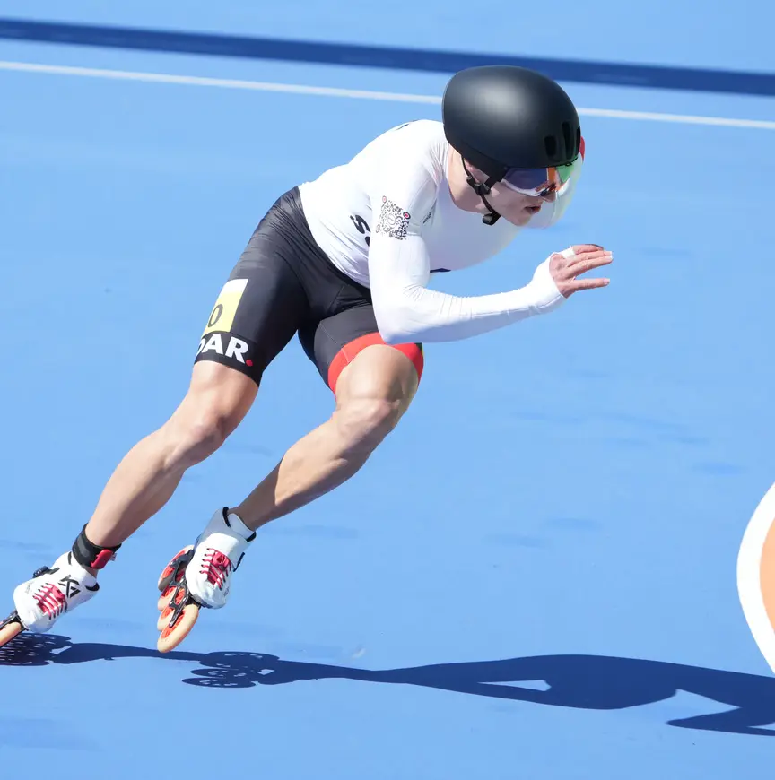 Teun Schouten, baanwedstrijd Heerde, 19 april 2025