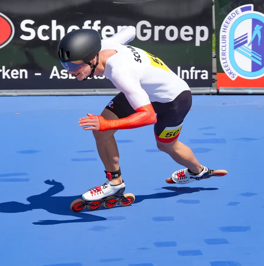 Teun Schouten, baanwedstrijd Heerde, 19 april 2025