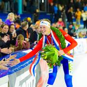 Een ereronde voor de nieuwe Nederlands kampioen