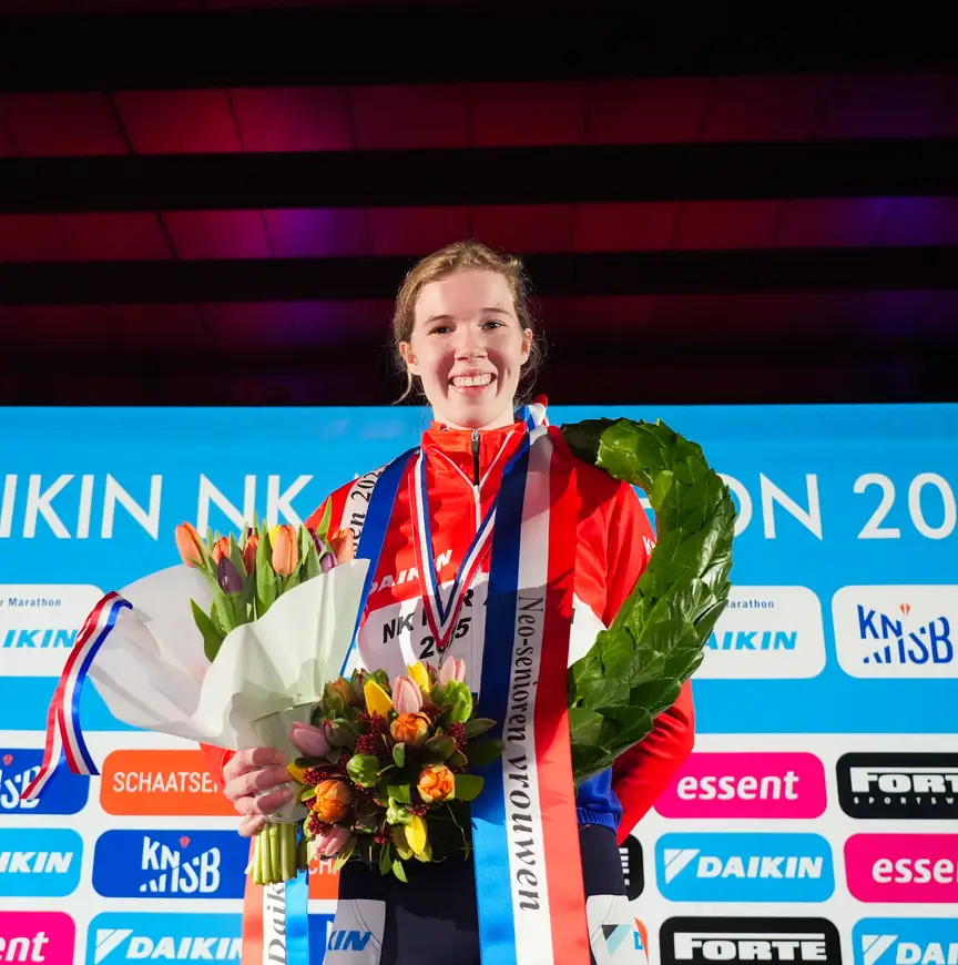 Bianca van der Meer is Nederlands kampioen bij de neo-senioren 2026