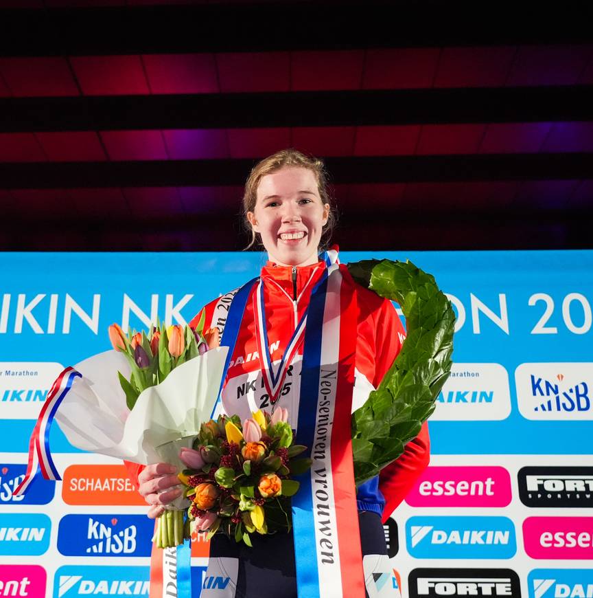 Bianca van der Meer is Nederlands kampioen bij de neo-senioren 2026