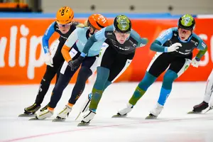 Nienke Smit in actie