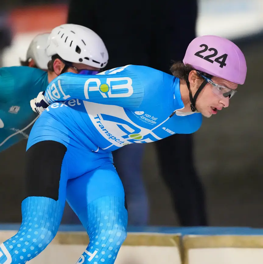 Niels Mesu in zijn afscheidswedstrijd