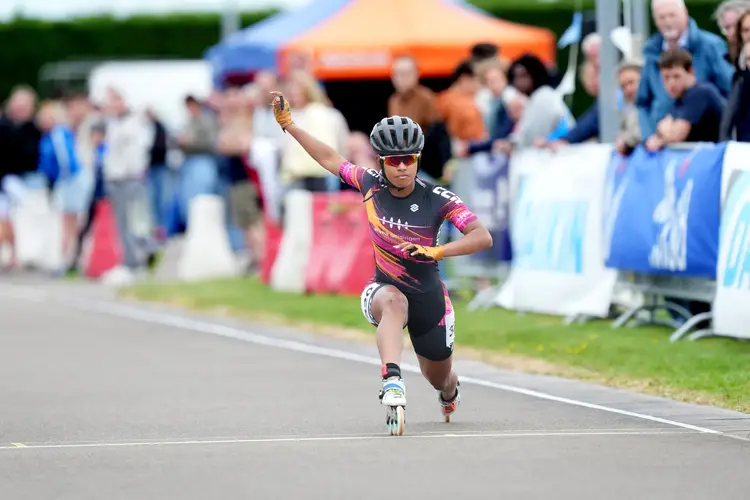 Lataesha Narain wint haar derde titel op de 100 meter