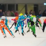Massasprint in Alkmaar, Jorian ten Cate wint