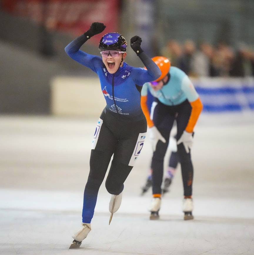 Liset Speelman wint bij de beloften in Den Haag