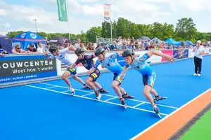 Start van de 500 meter