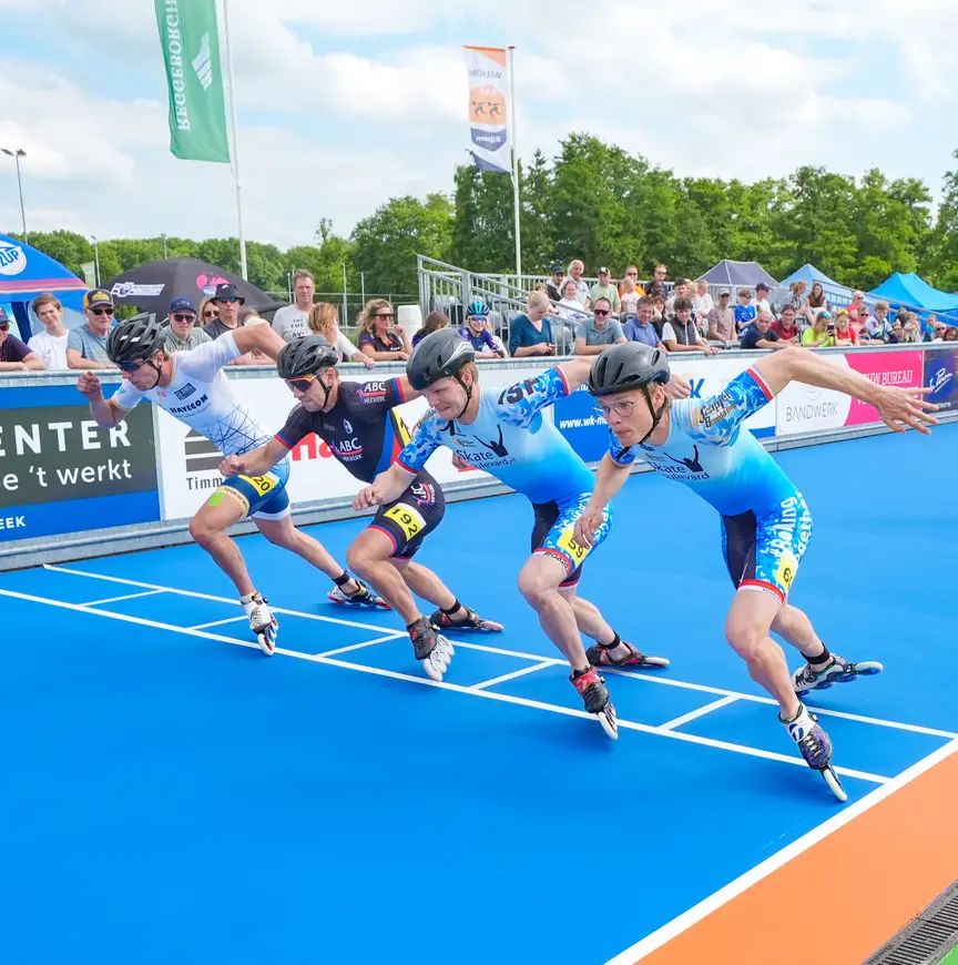 Start van de 500 meter