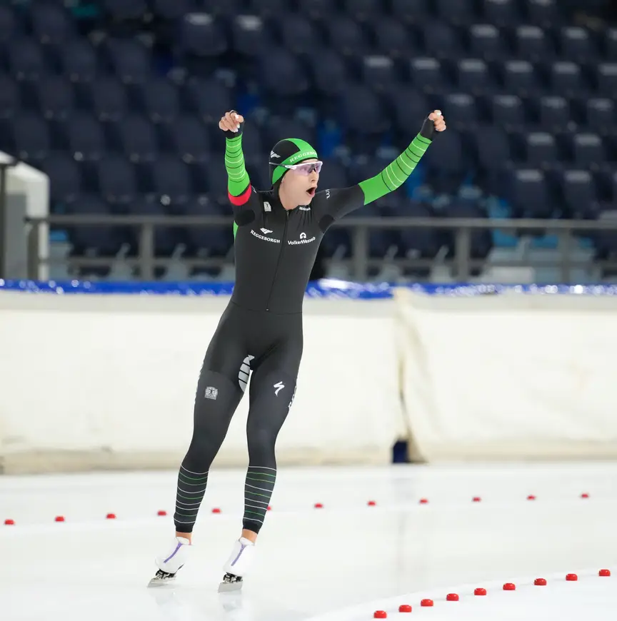 Femke Kok baanrecord
