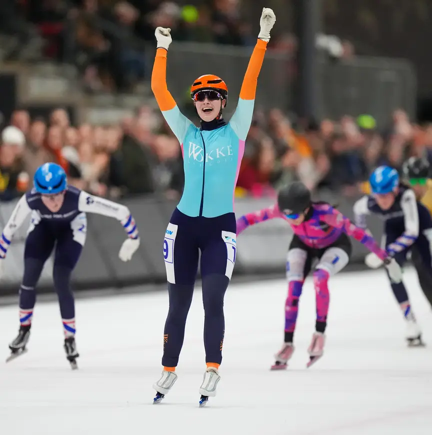 Sanne Oosterwijk wint in Utrecht bij de beloften