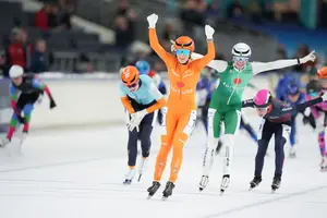 Amber van der Meijden en Iris Mulder