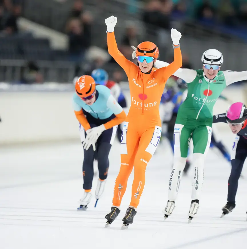 Amber van der Meijden en Iris Mulder