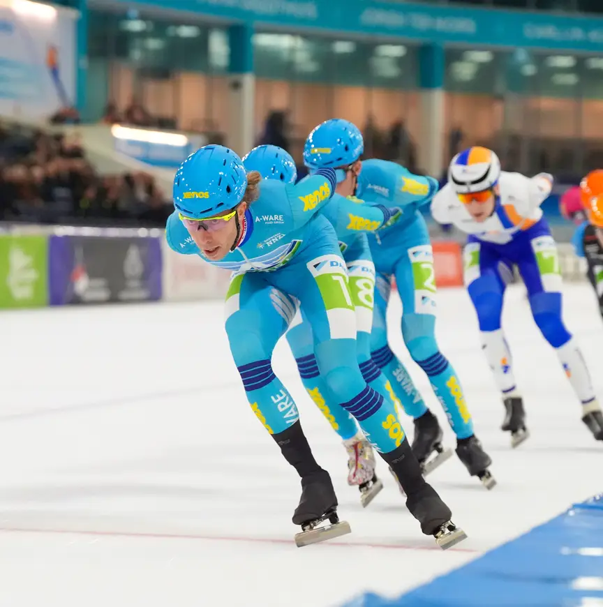 Jorrit Bergsma aan kop van de Royal A-ware trein