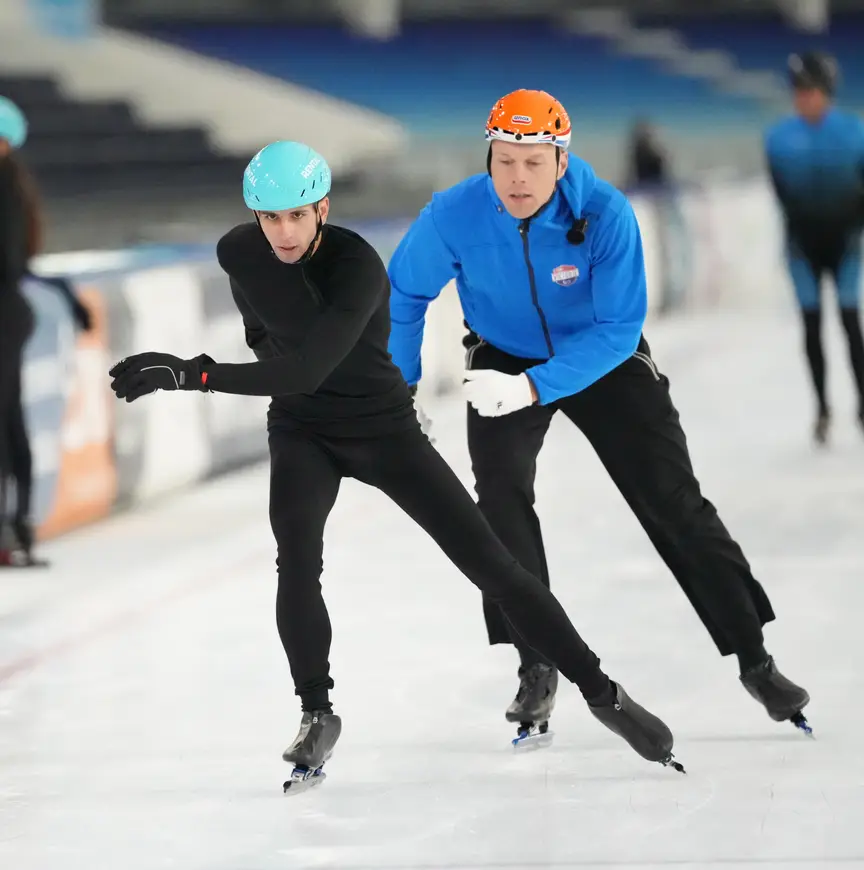 Lennart Velema met Efthimis Salepis