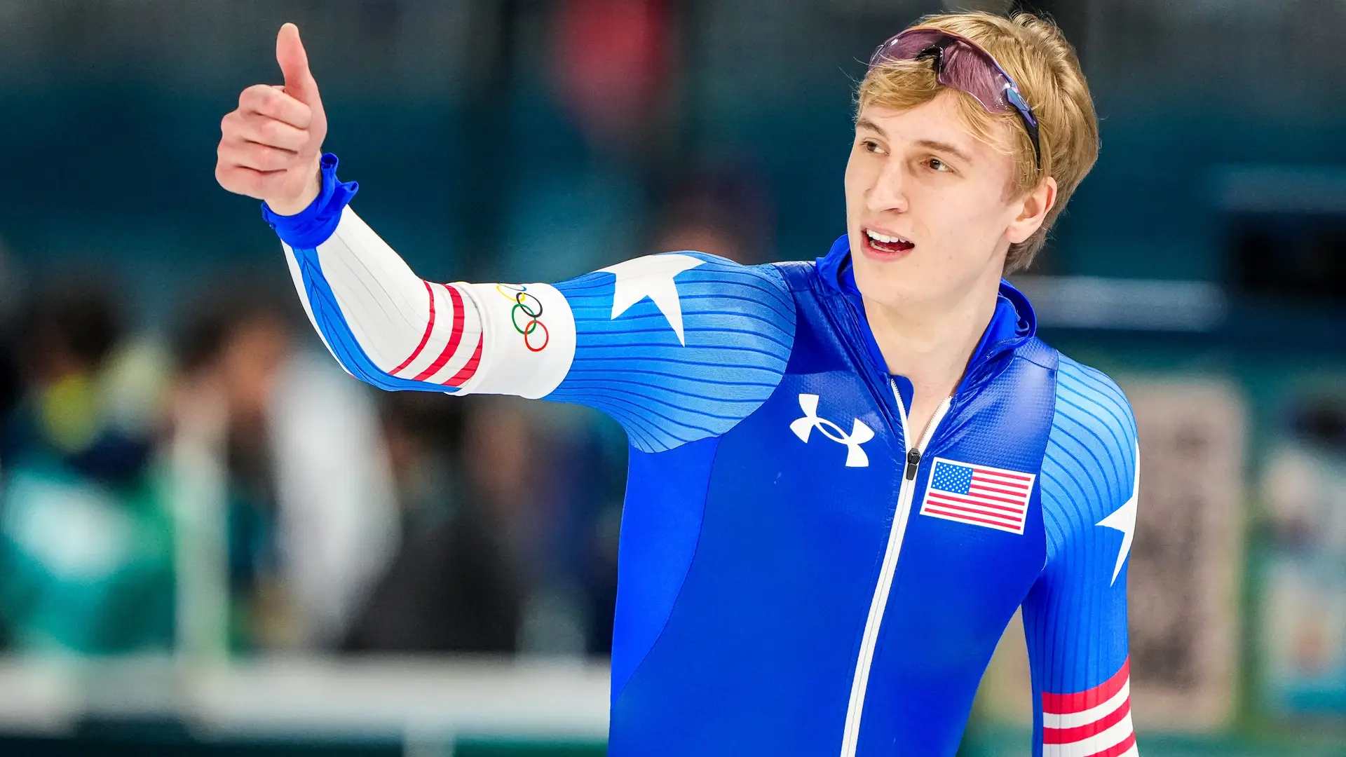 Jordan Stolz olympisch kampioen 5.000 meter