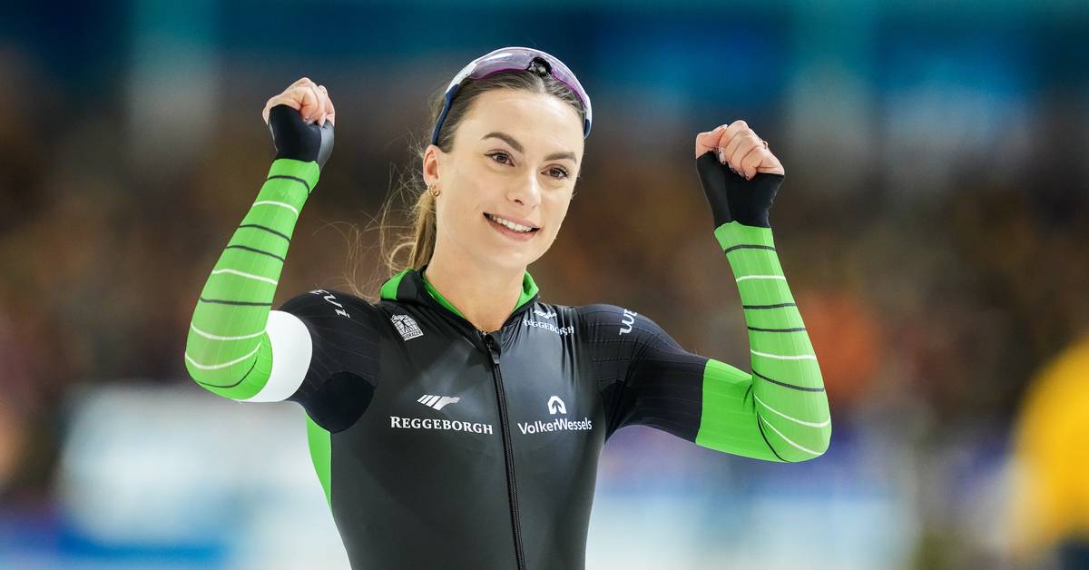 Speed Skater Prepares for 1500 Meter after Strong 500 Meter Performance