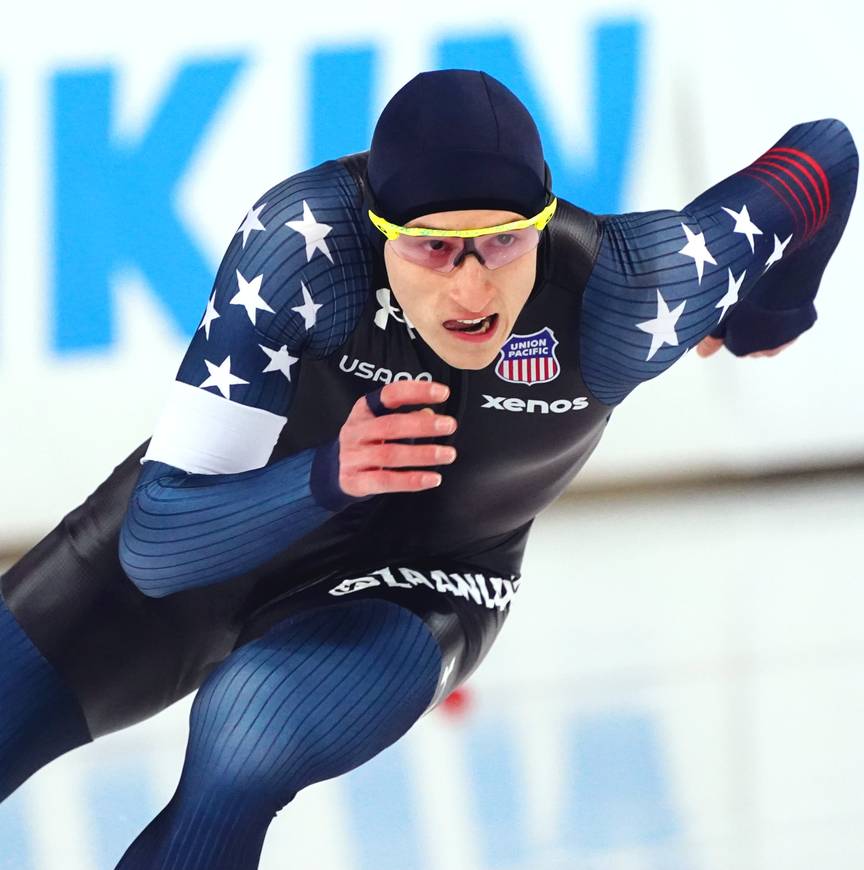 Jordan Stolz in Heerenveen