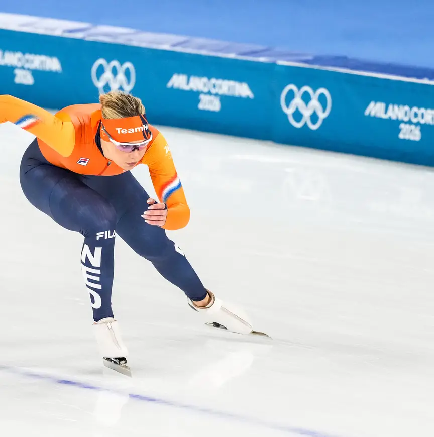 Jutta Leerdam op Olympische Spelen in Milaan