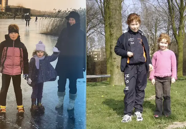 Jonge Antoinette en Michelle de Jong