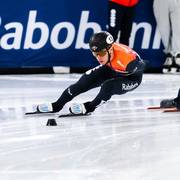 Jens van 't Wout tijdens één van de eerste ijstrainingen van het seizoen