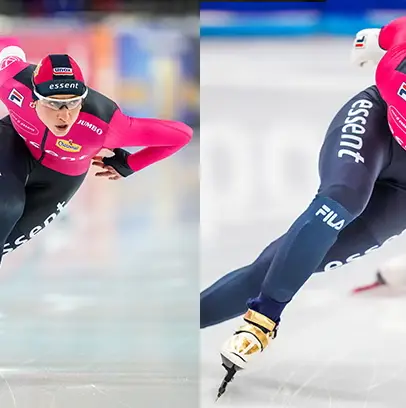 Suzanne Schulting op langebaan en shorttrack
