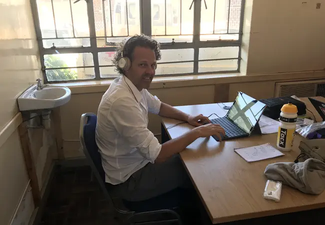 Alex Velzeboer in Malawi, Blantyre in 2019