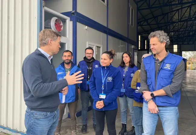 Alex Velzeboer in Turkije, Hatay in 2023