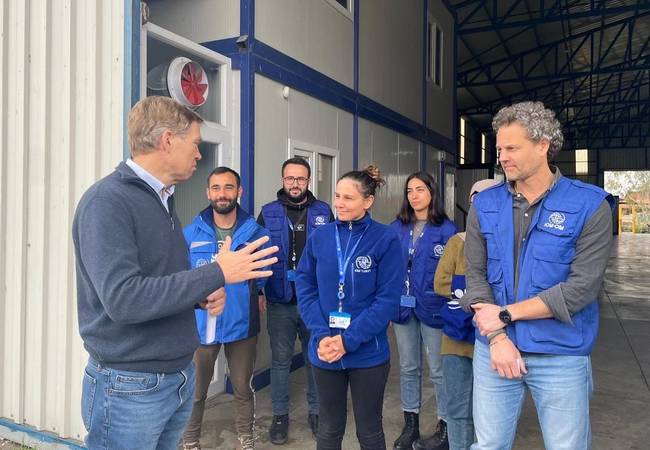 Alex Velzeboer in Turkije, Hatay in 2023