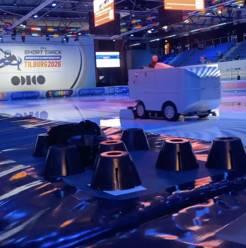 Behind-the-scenes bij het ISU Odido EK Shorttrack in Tilburg