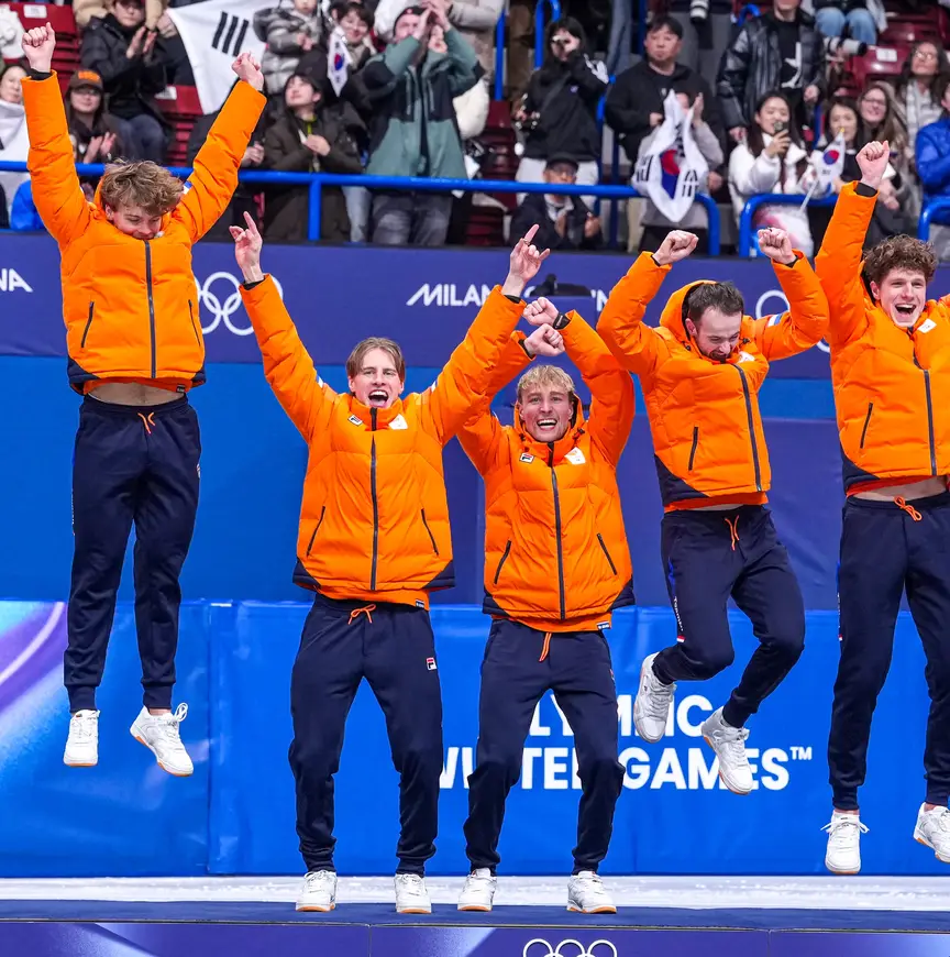 Relay mannen goud, TeamNL Shorttrack