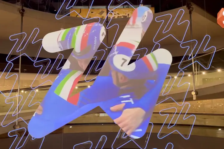 Logo Milaan-Cortina 2026, shorttrack